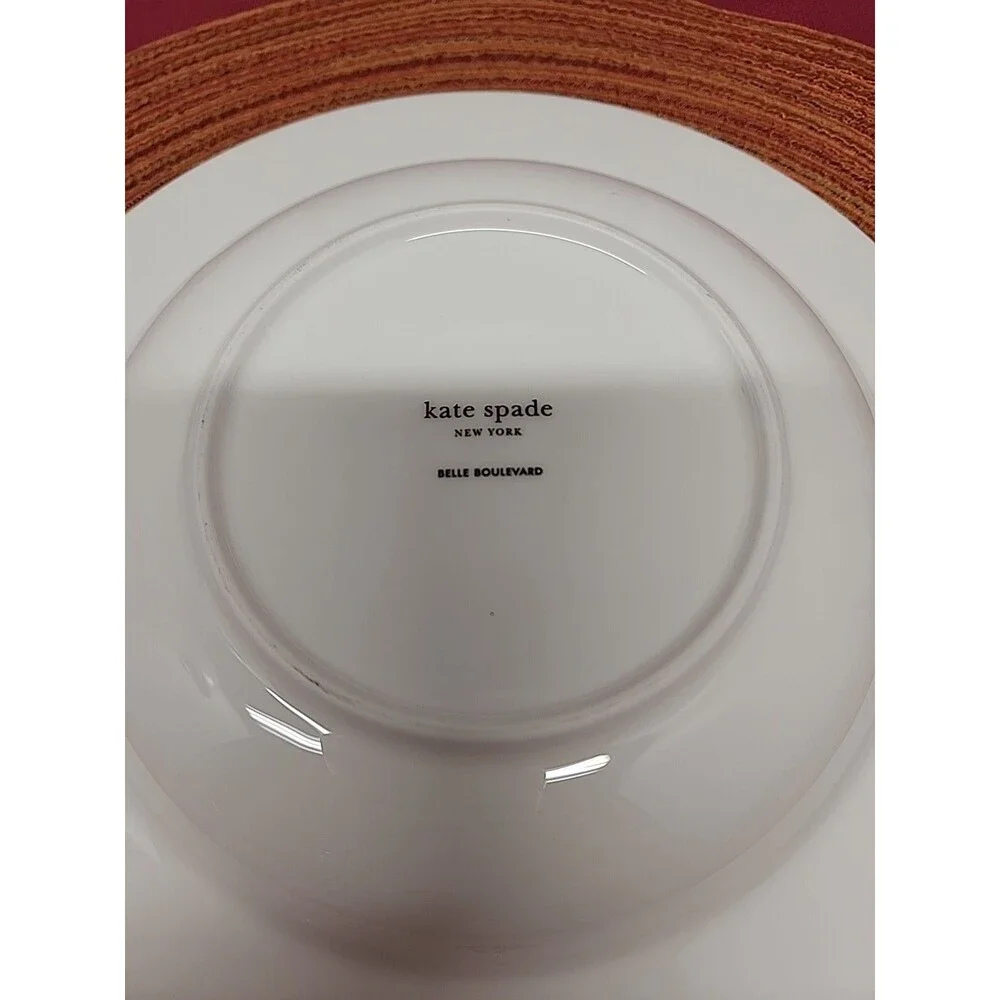 Kate Spade New York By Lenox Belle Boulevard Soup Bowls 9